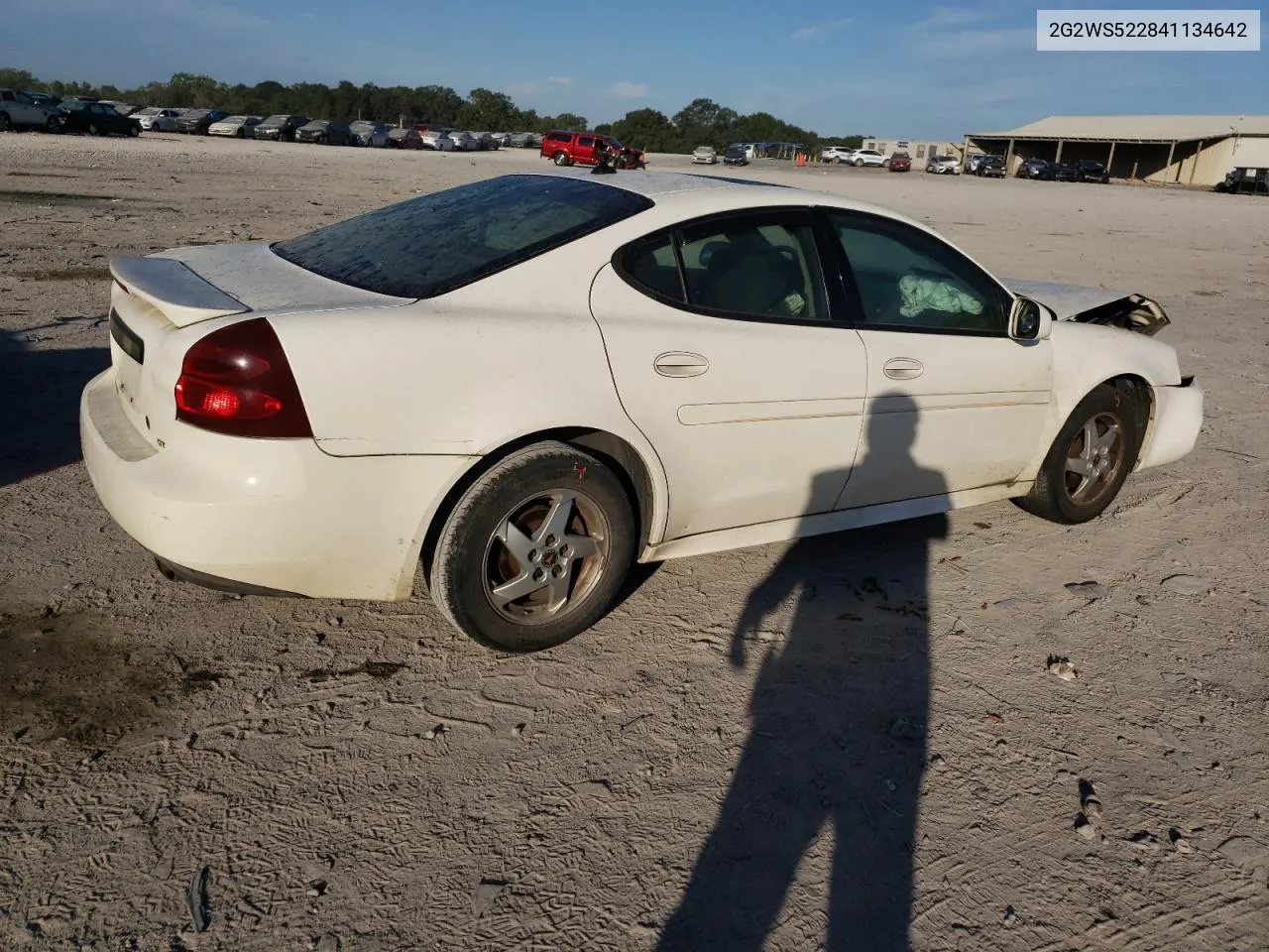 2004 Pontiac Grand Prix Gt2 VIN: 2G2WS522841134642 Lot: 70471504