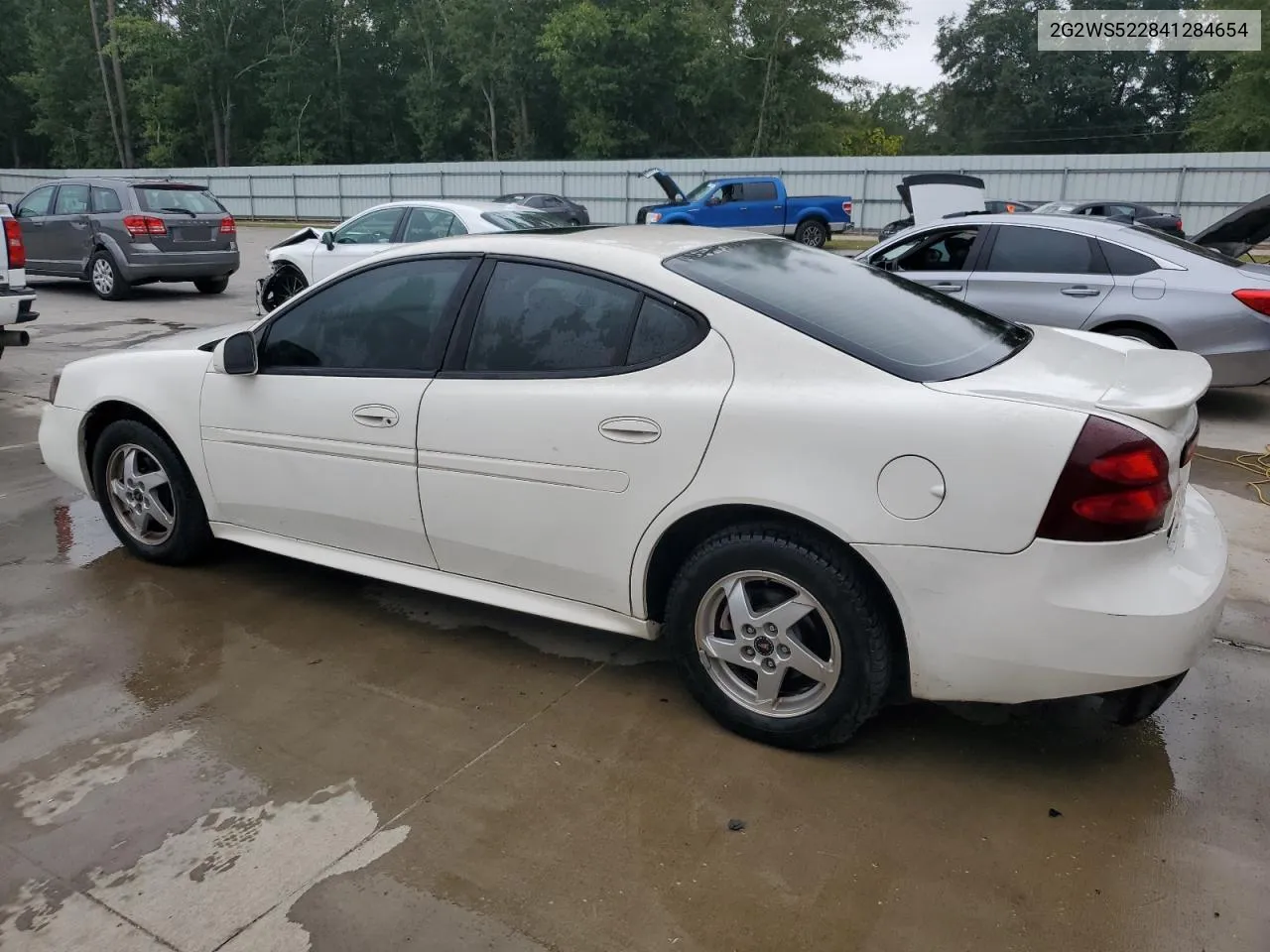 2004 Pontiac Grand Prix Gt2 VIN: 2G2WS522841284654 Lot: 70708854