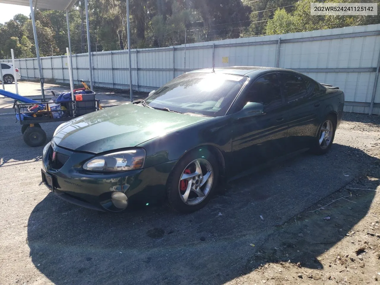 2004 Pontiac Grand Prix Gtp VIN: 2G2WR524241125142 Lot: 70896204