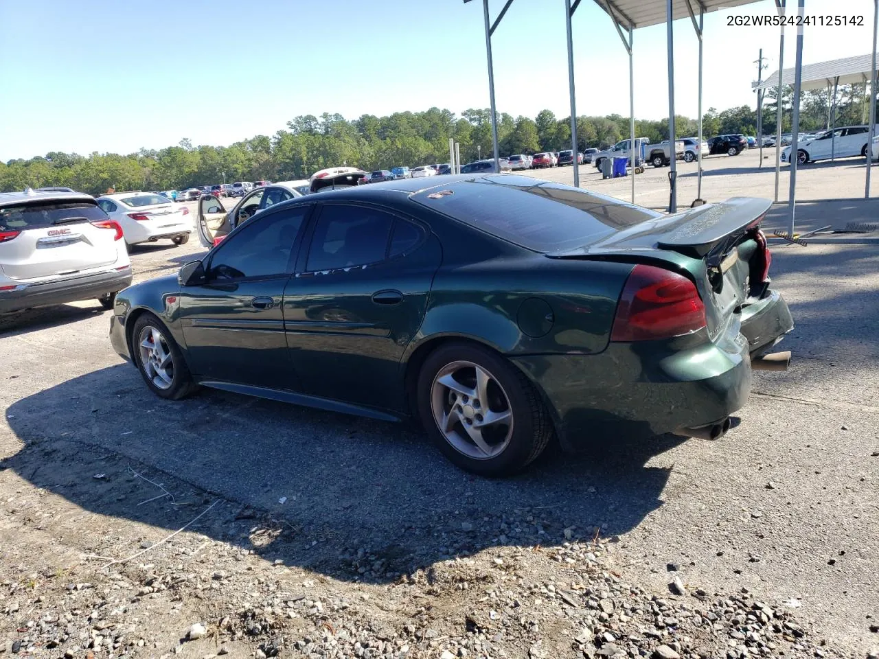 2004 Pontiac Grand Prix Gtp VIN: 2G2WR524241125142 Lot: 70896204