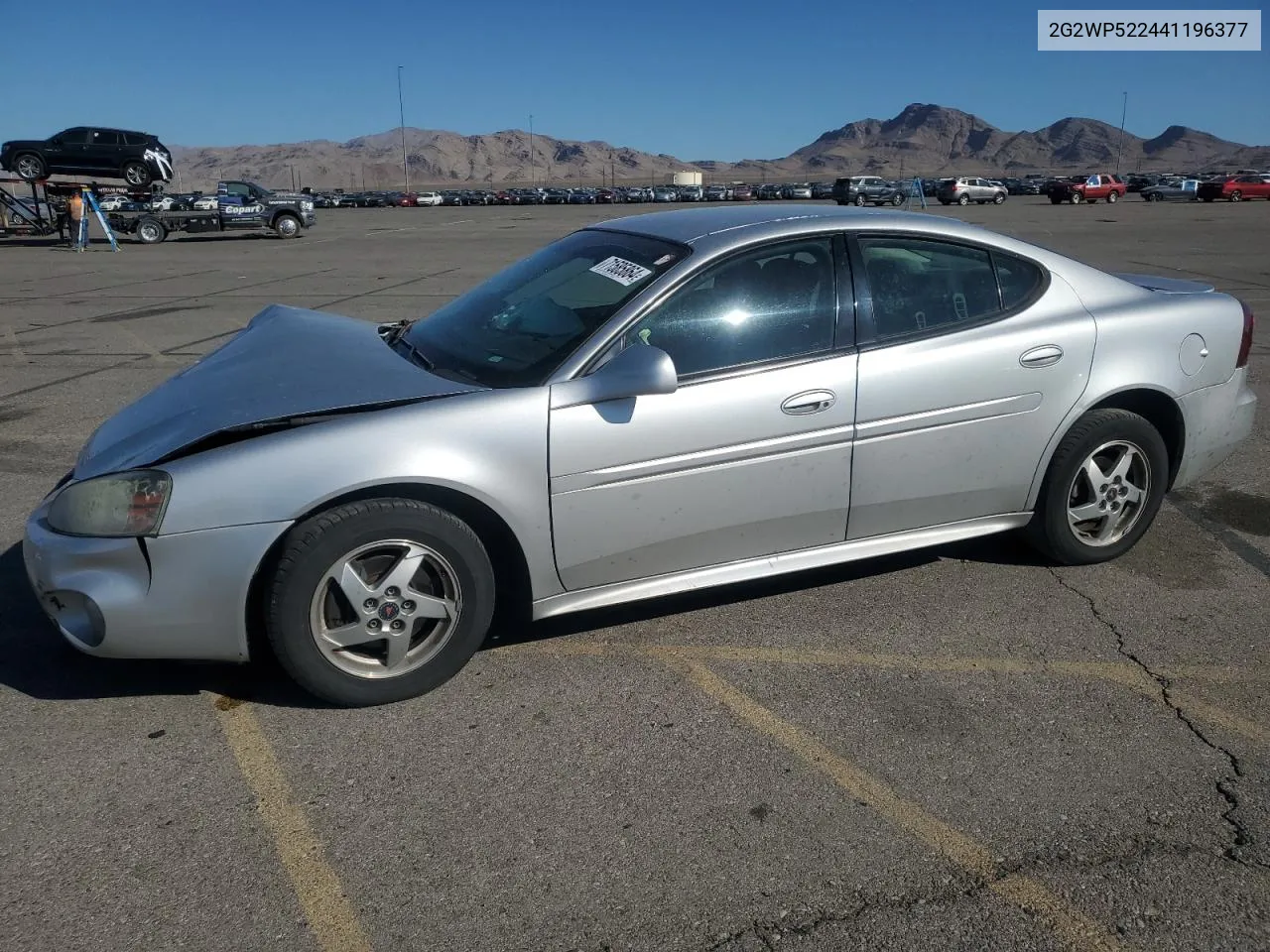 2004 Pontiac Grand Prix Gt VIN: 2G2WP522441196377 Lot: 71585864