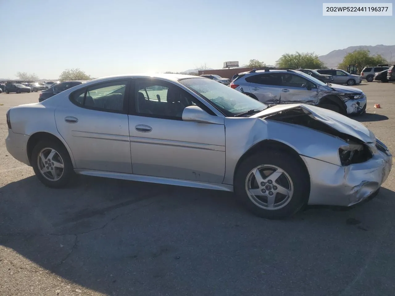 2004 Pontiac Grand Prix Gt VIN: 2G2WP522441196377 Lot: 71585864