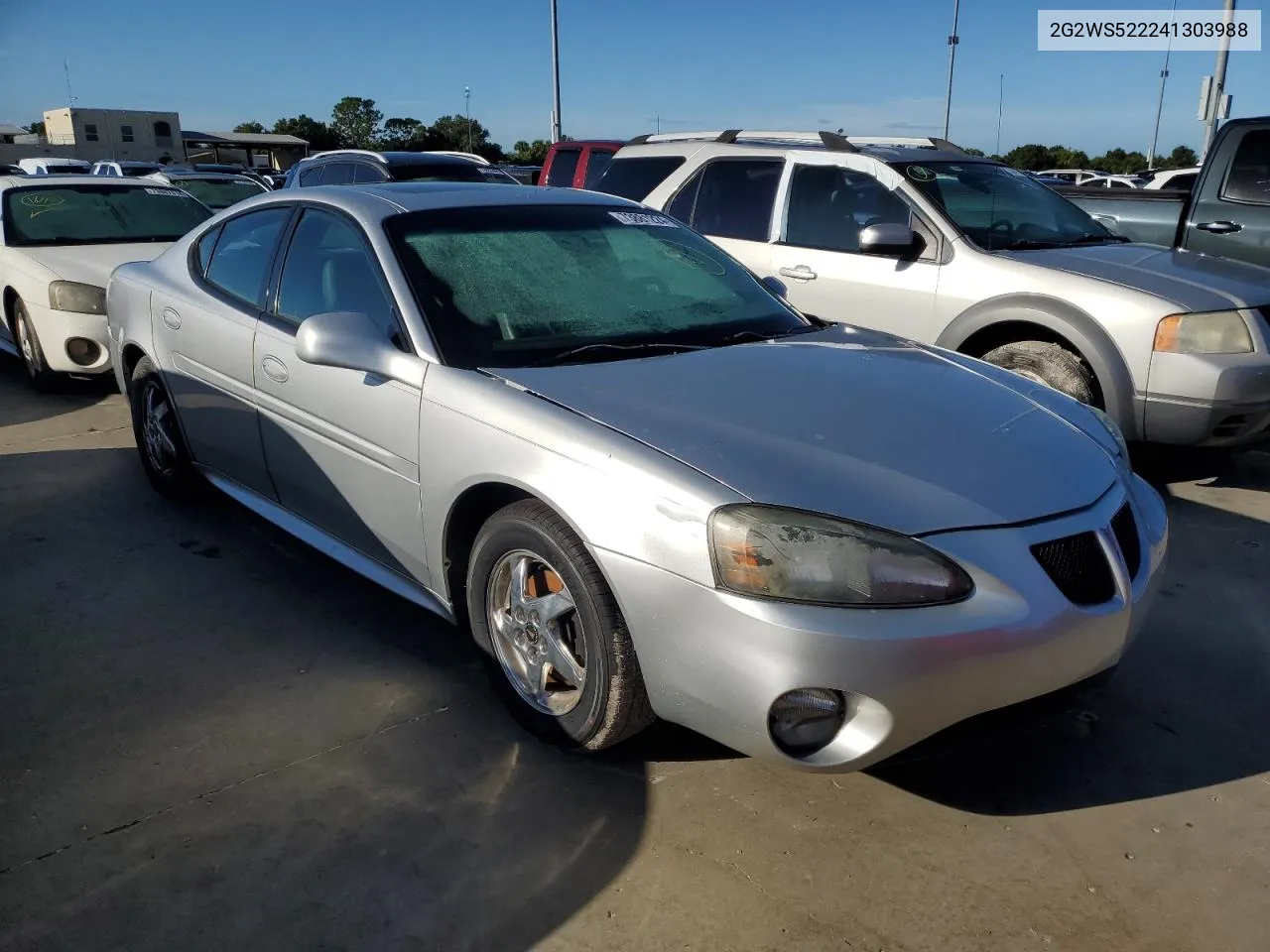 2004 Pontiac Grand Prix Gt2 VIN: 2G2WS522241303988 Lot: 73881224