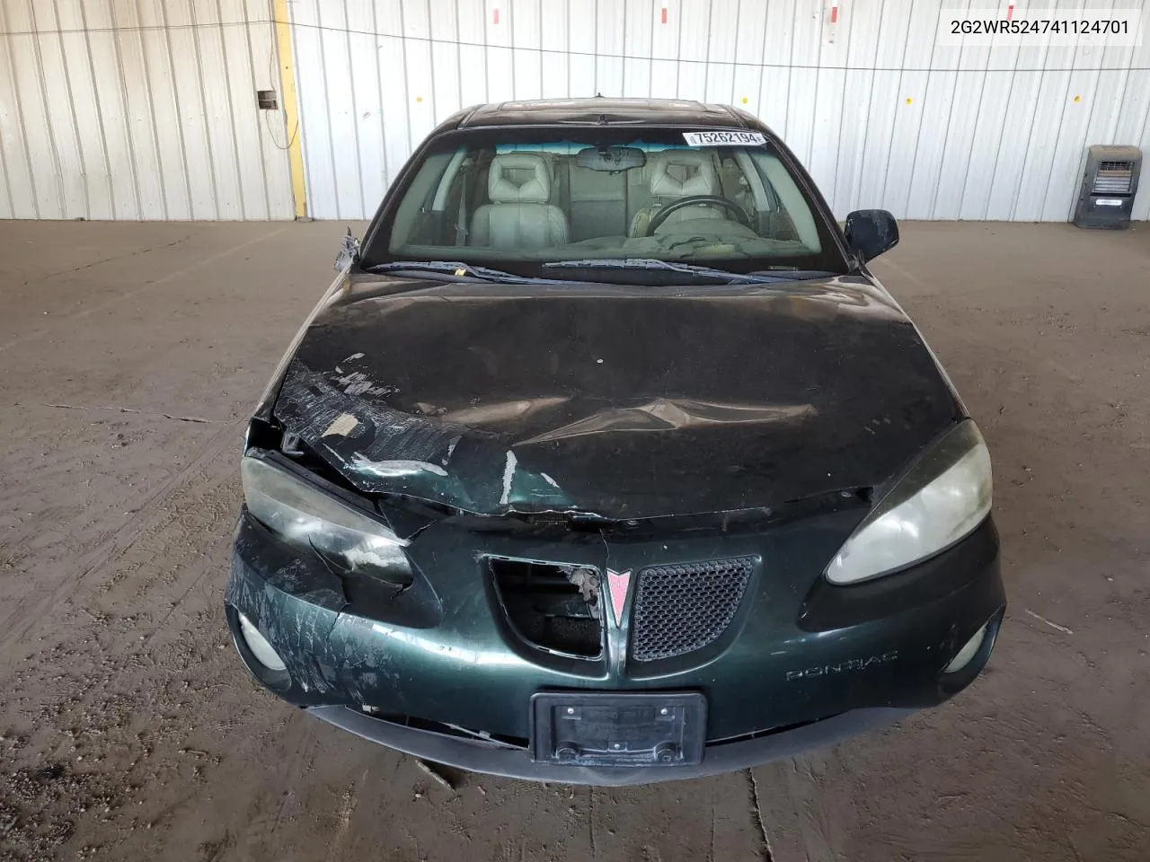 2004 Pontiac Grand Prix Gtp VIN: 2G2WR524741124701 Lot: 75262194