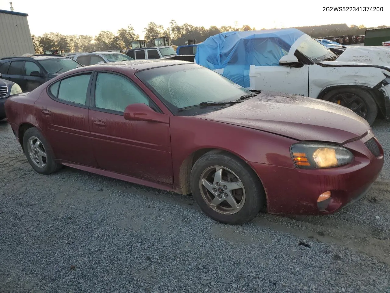 2004 Pontiac Grand Prix Gt2 VIN: 2G2WS522341374200 Lot: 75889784