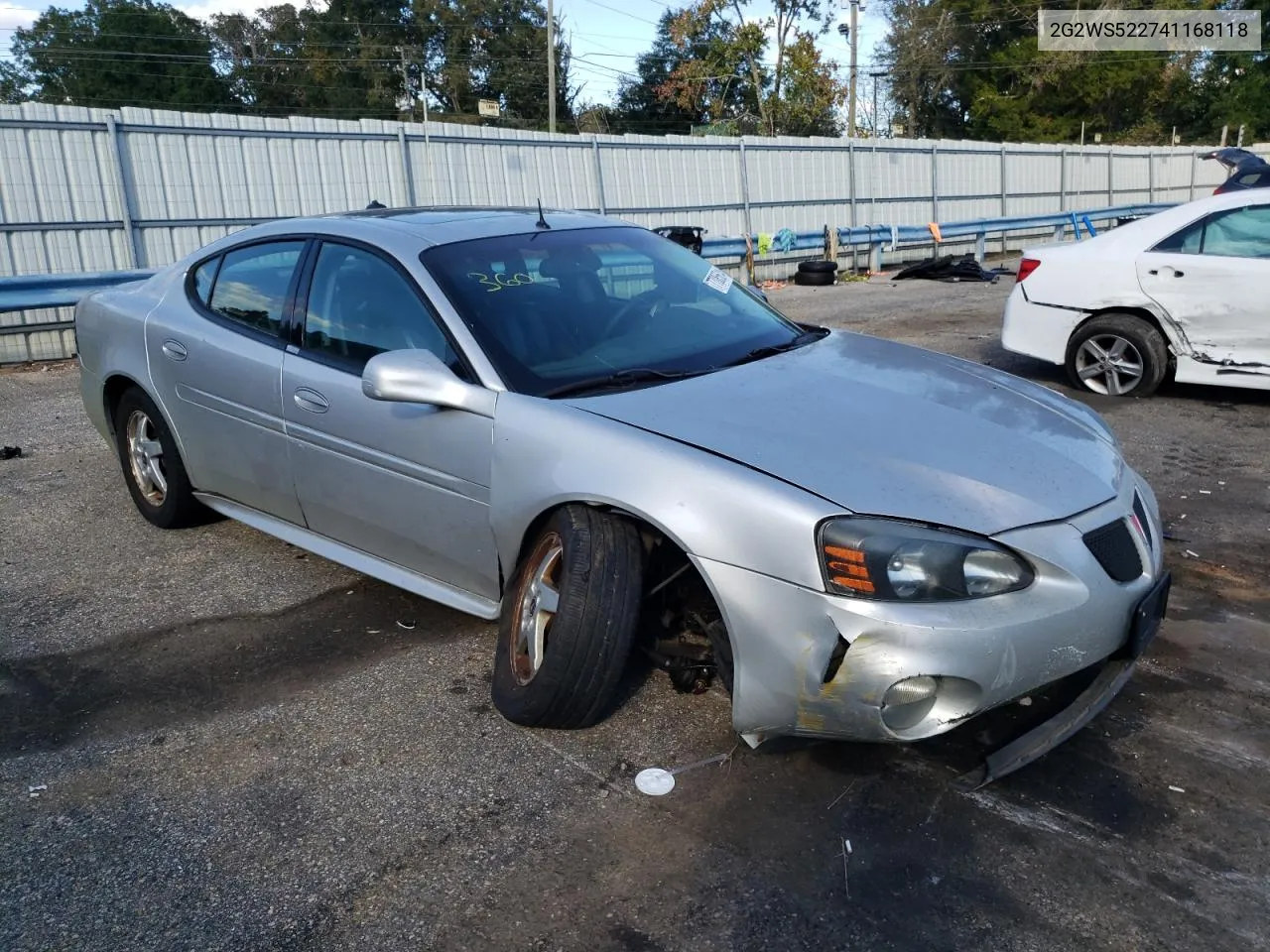 2004 Pontiac Grand Prix Gt2 VIN: 2G2WS522741168118 Lot: 77085614