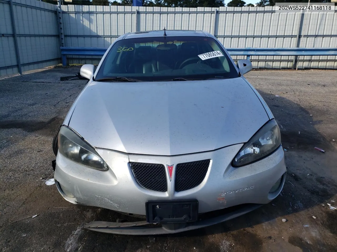 2004 Pontiac Grand Prix Gt2 VIN: 2G2WS522741168118 Lot: 77085614