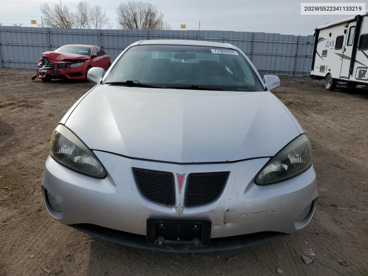 2004 Pontiac Grand Prix Gt2 VIN: 2G2WS522341133219 Lot: 77984994