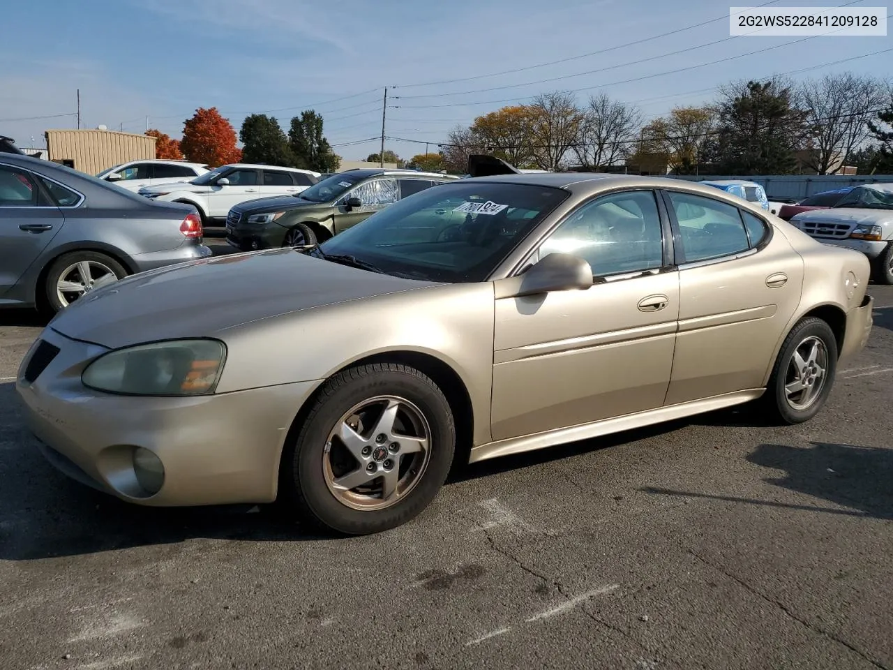 2004 Pontiac Grand Prix Gt2 VIN: 2G2WS522841209128 Lot: 78071924