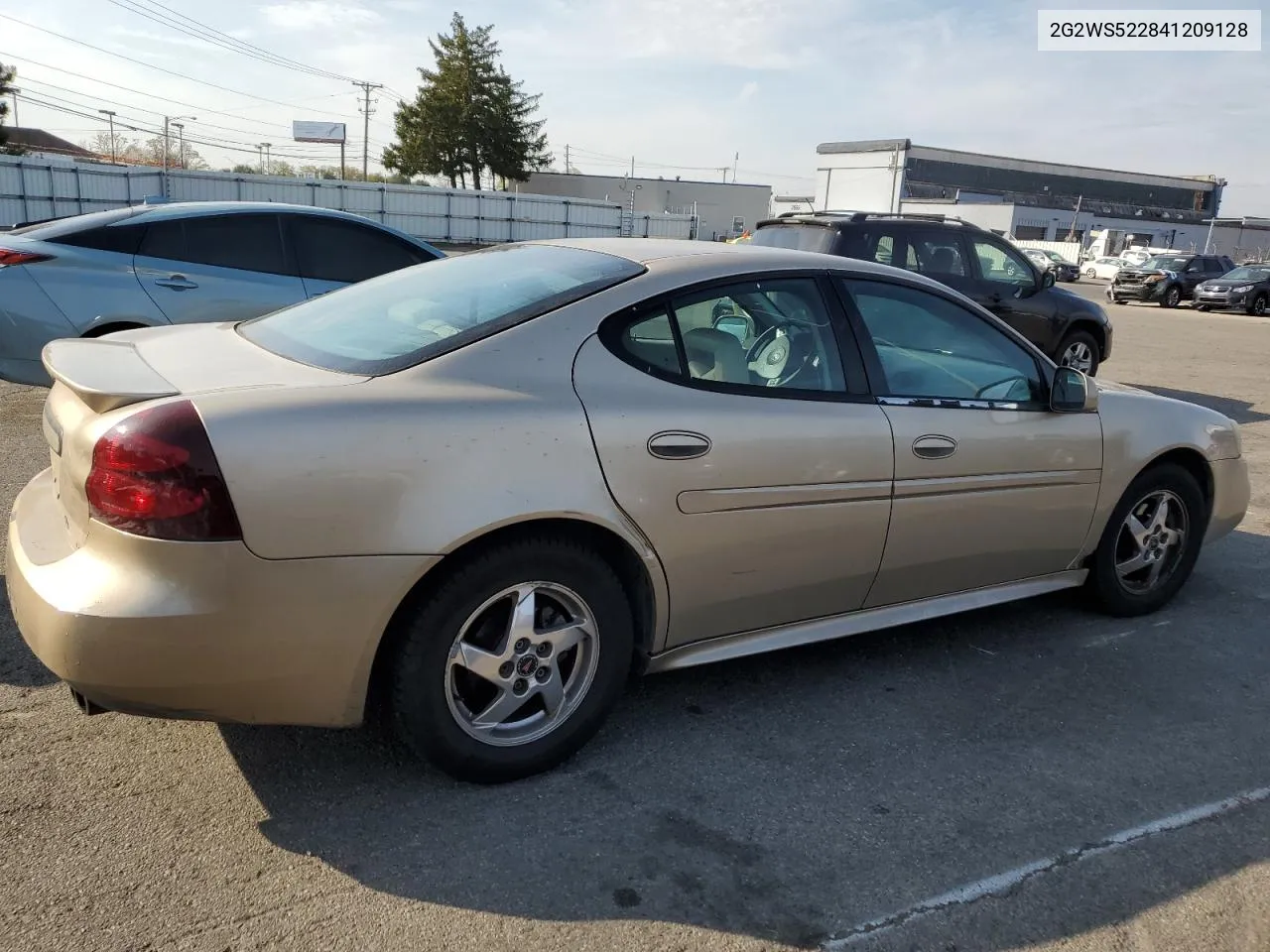 2004 Pontiac Grand Prix Gt2 VIN: 2G2WS522841209128 Lot: 78071924