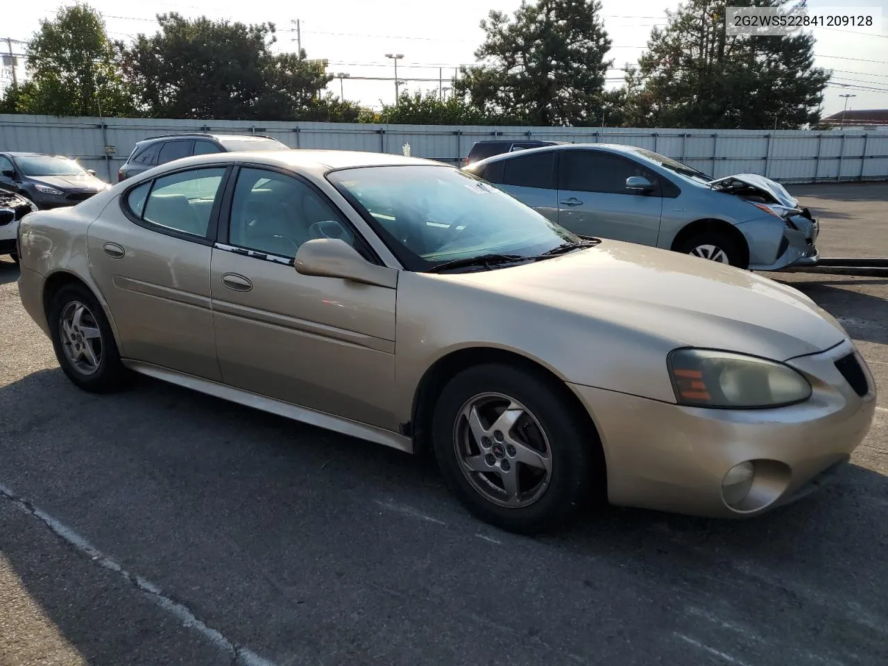 2004 Pontiac Grand Prix Gt2 VIN: 2G2WS522841209128 Lot: 78071924