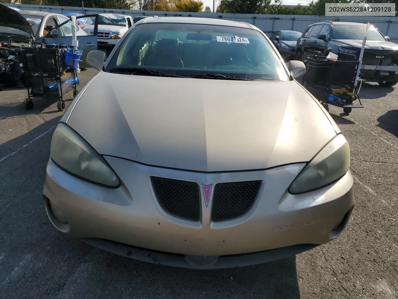 2004 Pontiac Grand Prix Gt2 VIN: 2G2WS522841209128 Lot: 78071924