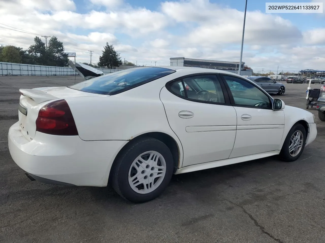 2004 Pontiac Grand Prix Gt VIN: 2G2WP522641133927 Lot: 78840774