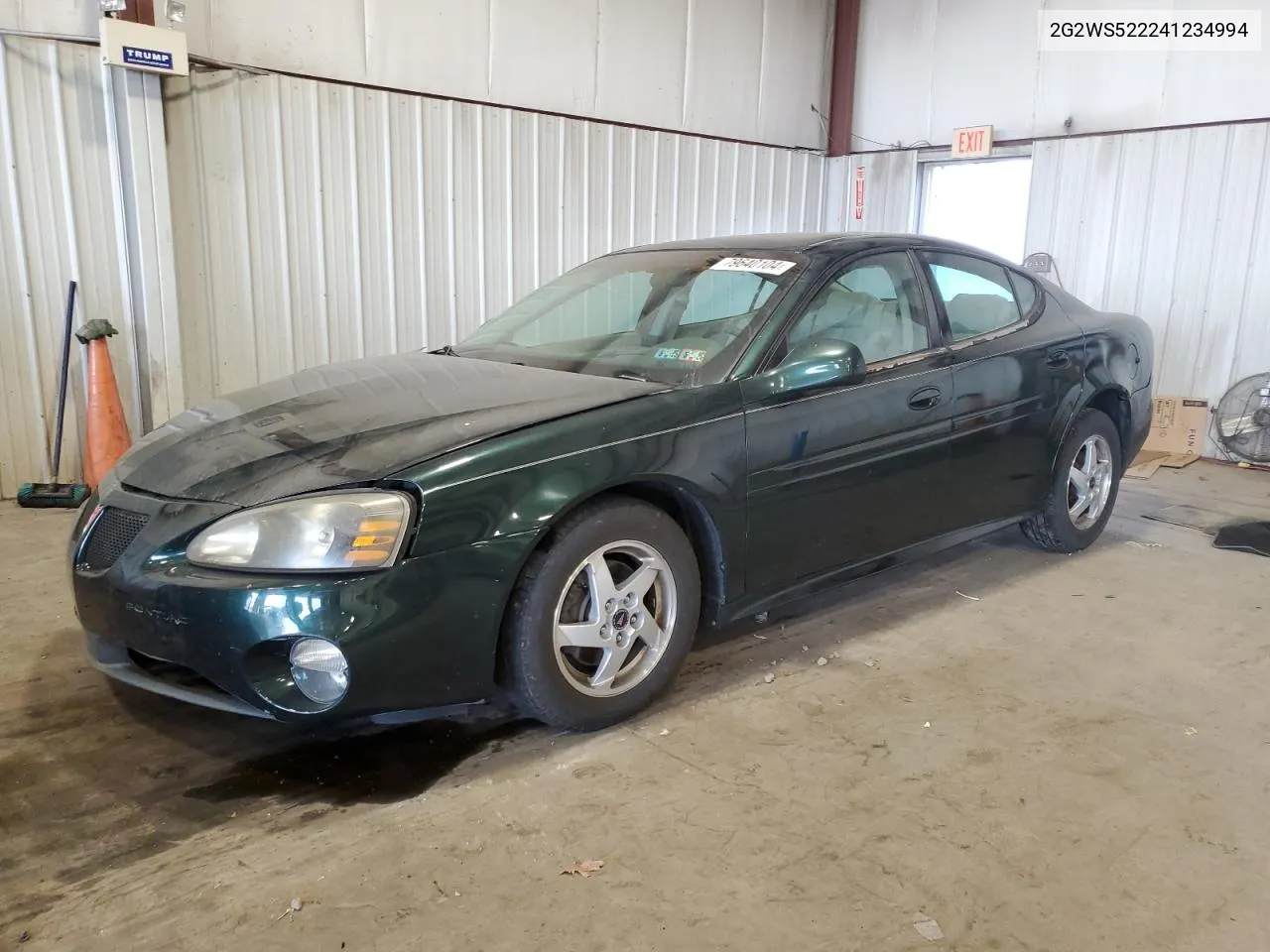 2004 Pontiac Grand Prix Gt2 VIN: 2G2WS522241234994 Lot: 79640104