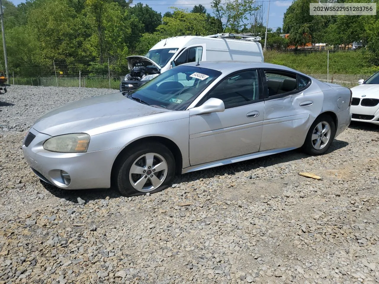 2005 Pontiac Grand Prix Gt VIN: 2G2WS522951283756 Lot: 64840854