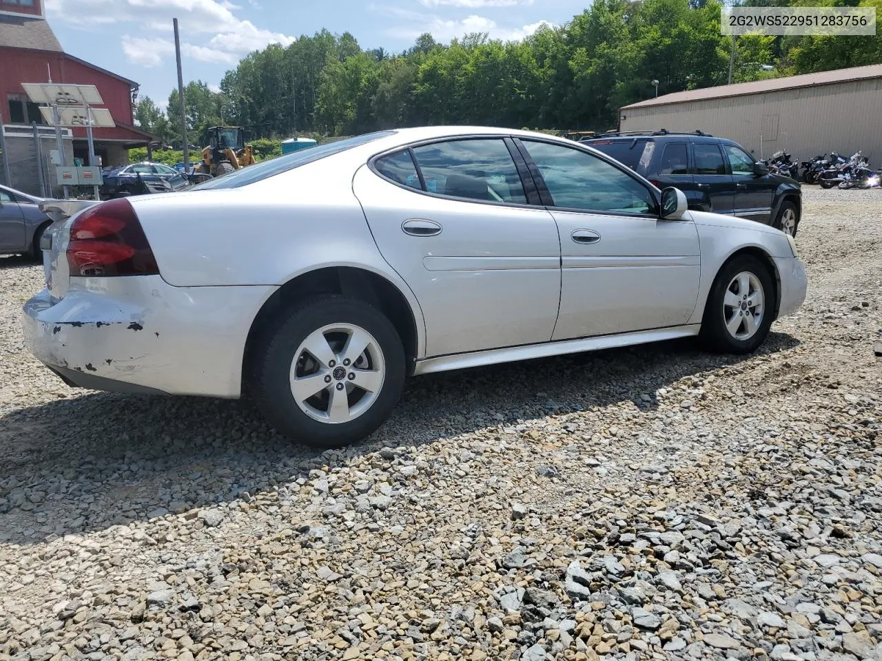 2005 Pontiac Grand Prix Gt VIN: 2G2WS522951283756 Lot: 64840854