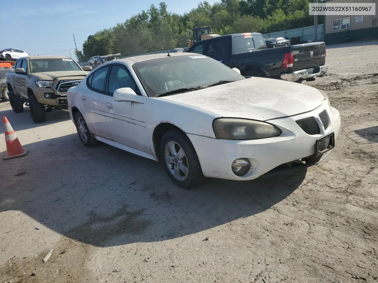 2005 Pontiac Grand Prix Gt VIN: 2G2WS522X51160967 Lot: 68724544