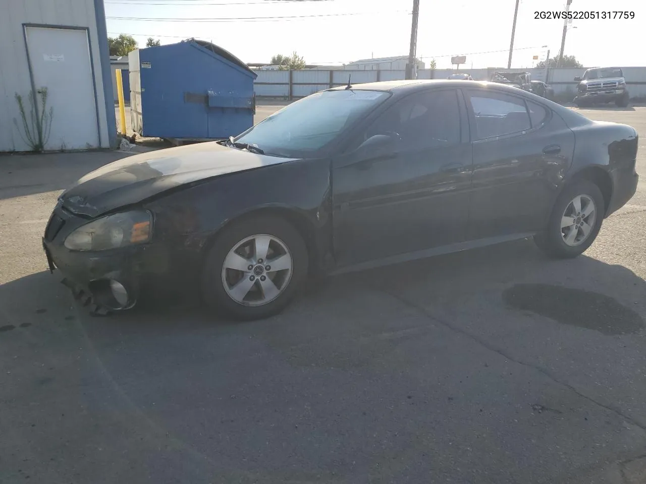 2005 Pontiac Grand Prix Gt VIN: 2G2WS522051317759 Lot: 68817704