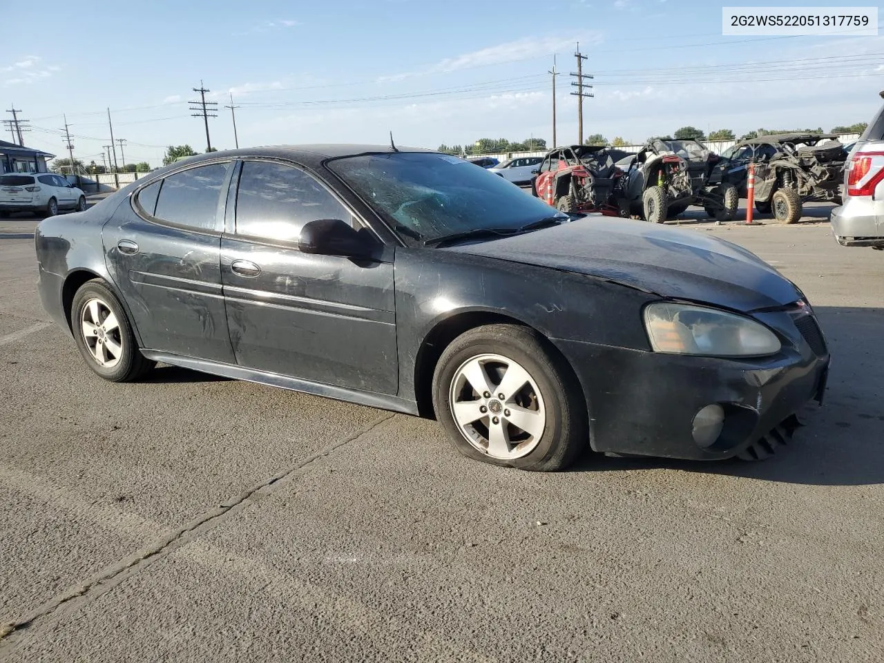 2005 Pontiac Grand Prix Gt VIN: 2G2WS522051317759 Lot: 68817704