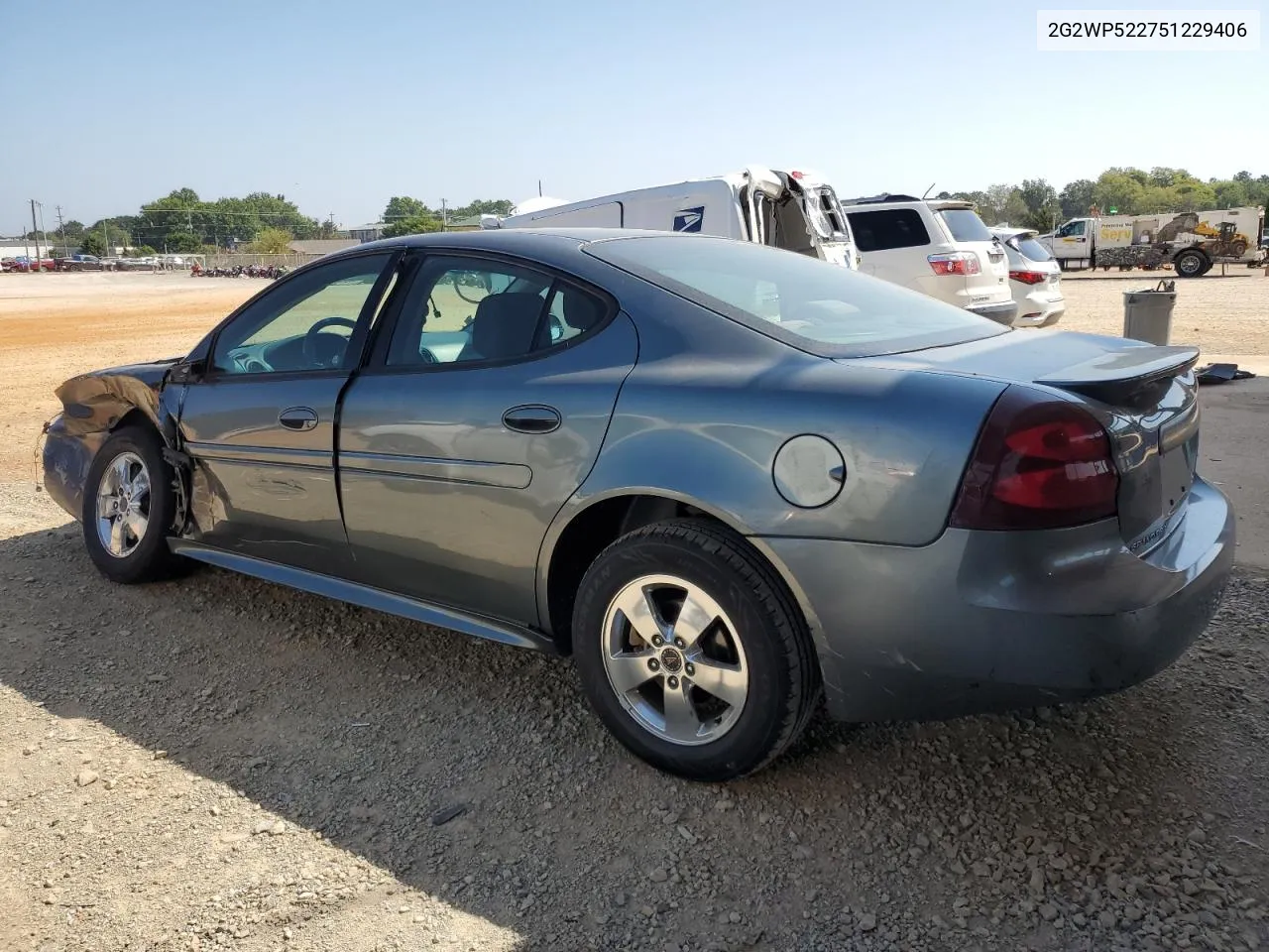 2005 Pontiac Grand Prix VIN: 2G2WP522751229406 Lot: 69038444