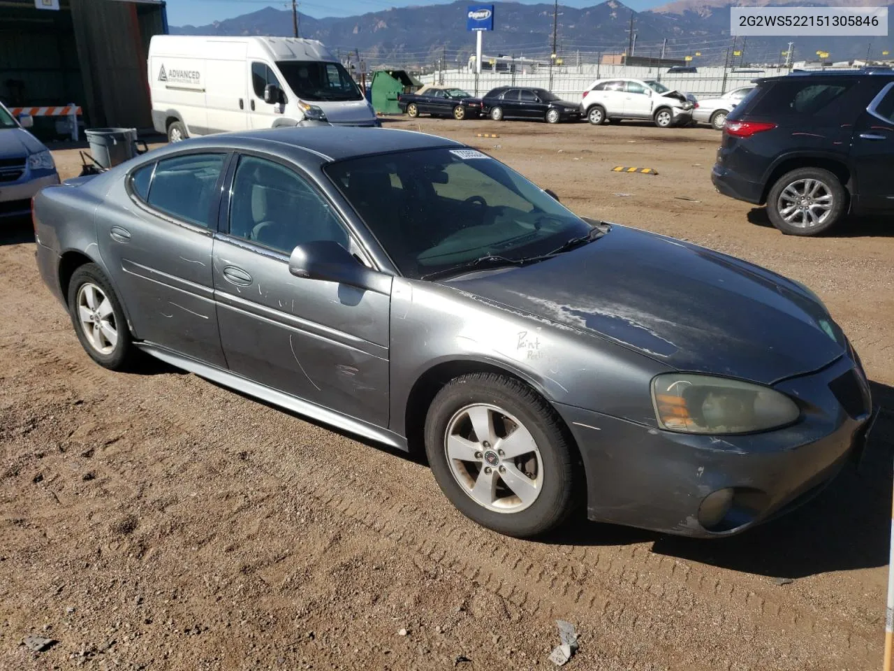 2005 Pontiac Grand Prix Gt VIN: 2G2WS522151305846 Lot: 72095524