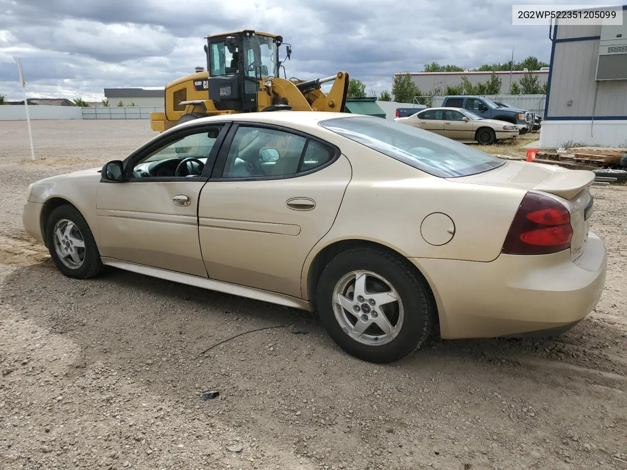 2005 Pontiac Grand Prix VIN: 2G2WP522351205099 Lot: 72264564