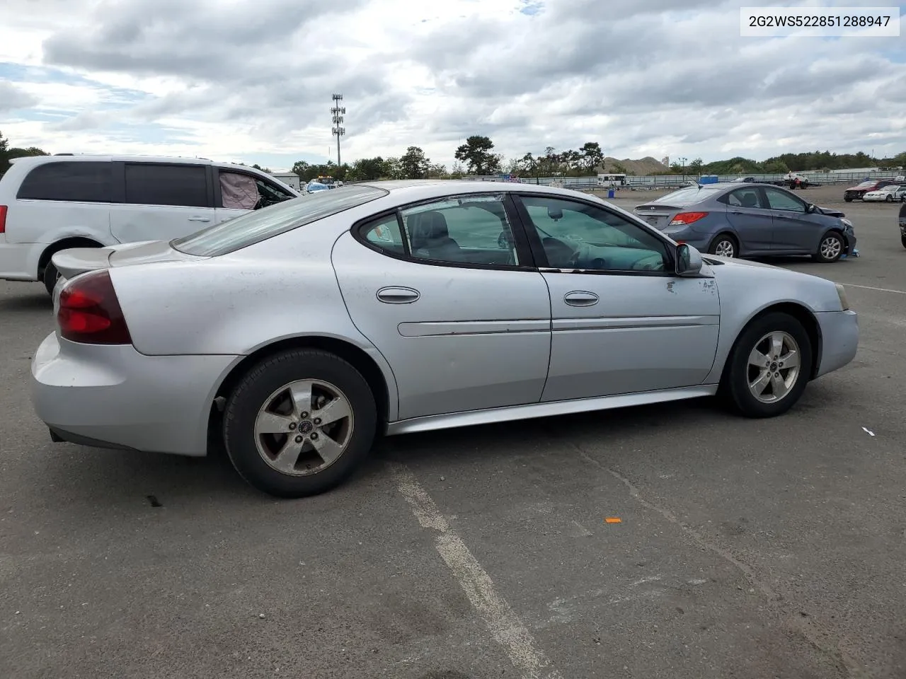 2005 Pontiac Grand Prix Gt VIN: 2G2WS522851288947 Lot: 72338734