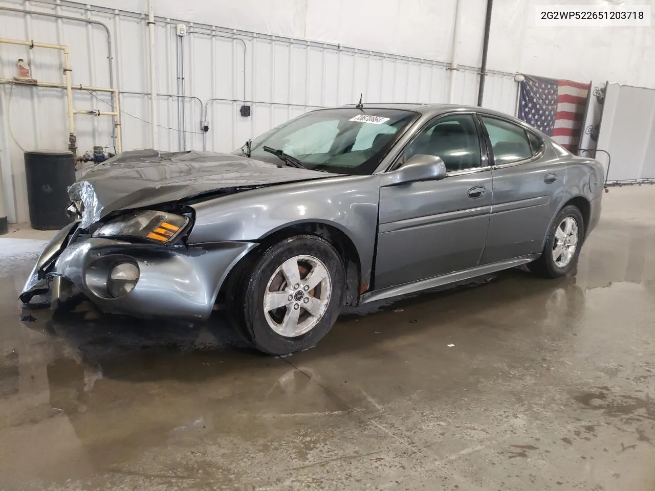 2005 Pontiac Grand Prix VIN: 2G2WP522651203718 Lot: 73670864