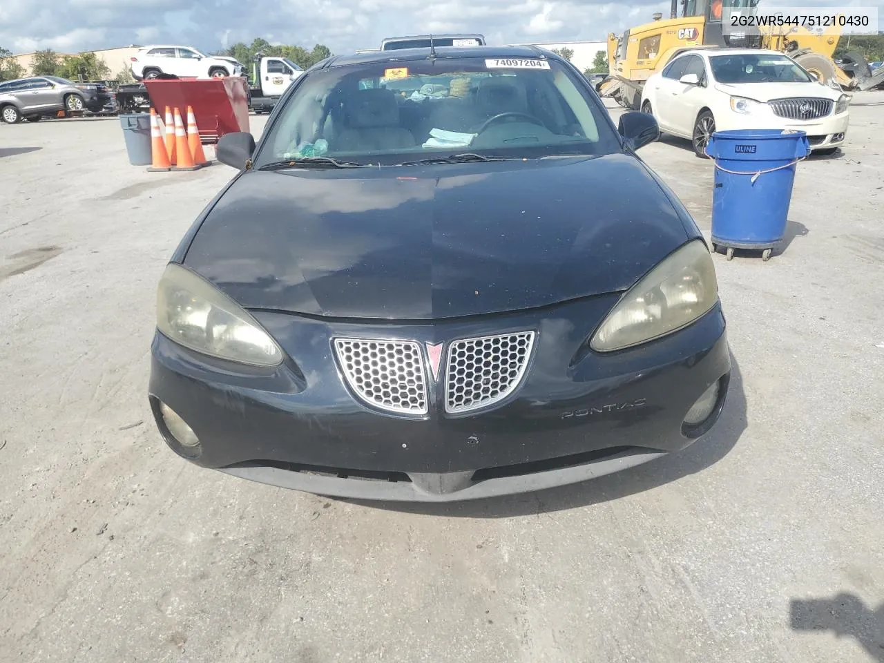 2005 Pontiac Grand Prix Gtp VIN: 2G2WR544751210430 Lot: 74097204