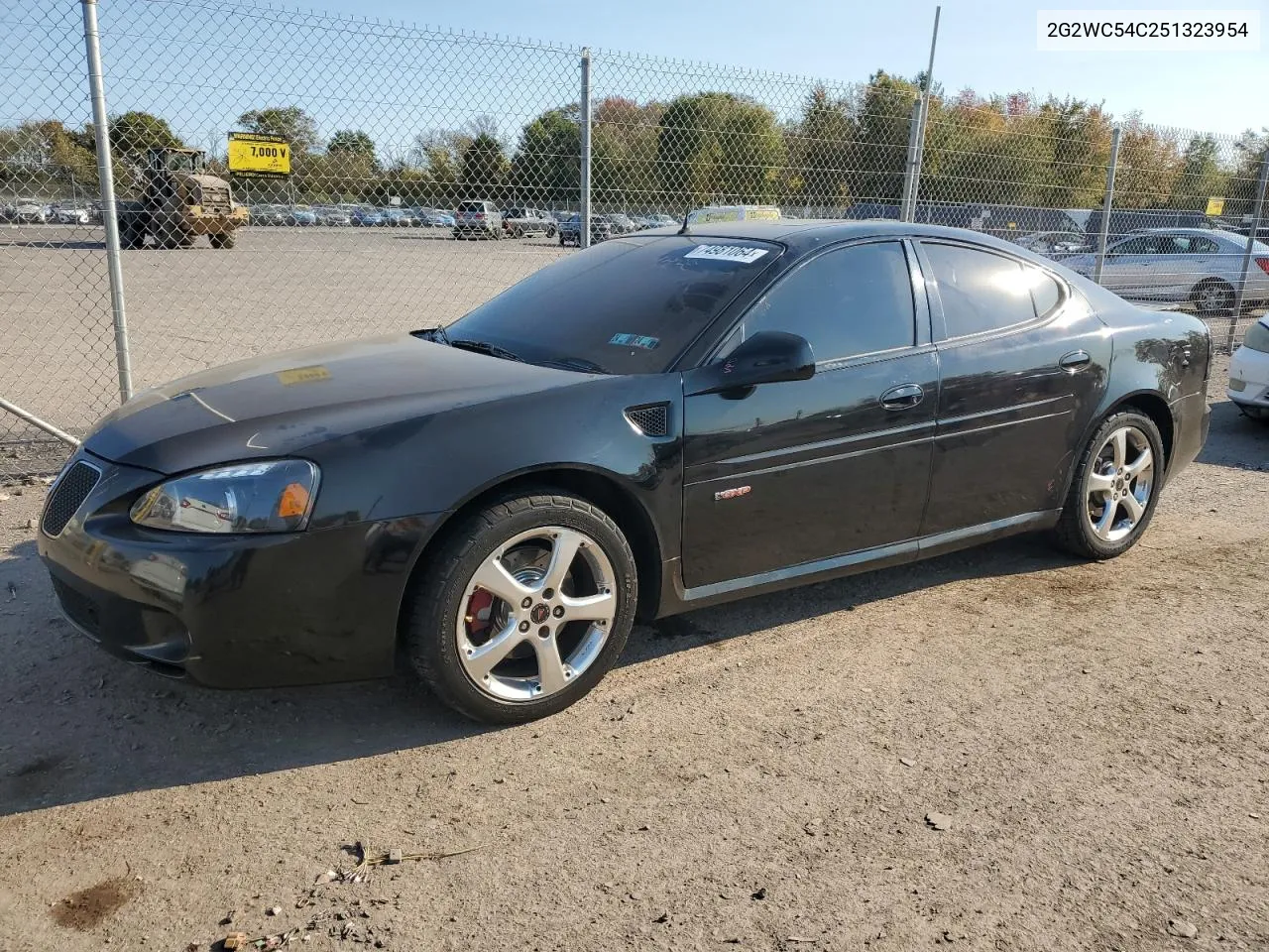 2005 Pontiac Grand Prix Gxp VIN: 2G2WC54C251323954 Lot: 74981064