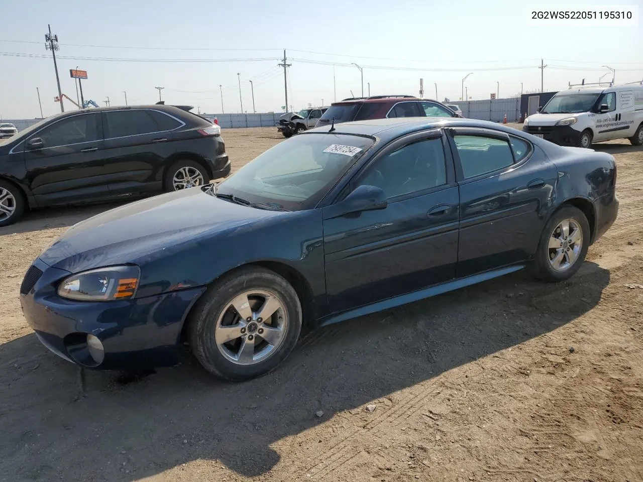 2005 Pontiac Grand Prix Gt VIN: 2G2WS522051195310 Lot: 75497254