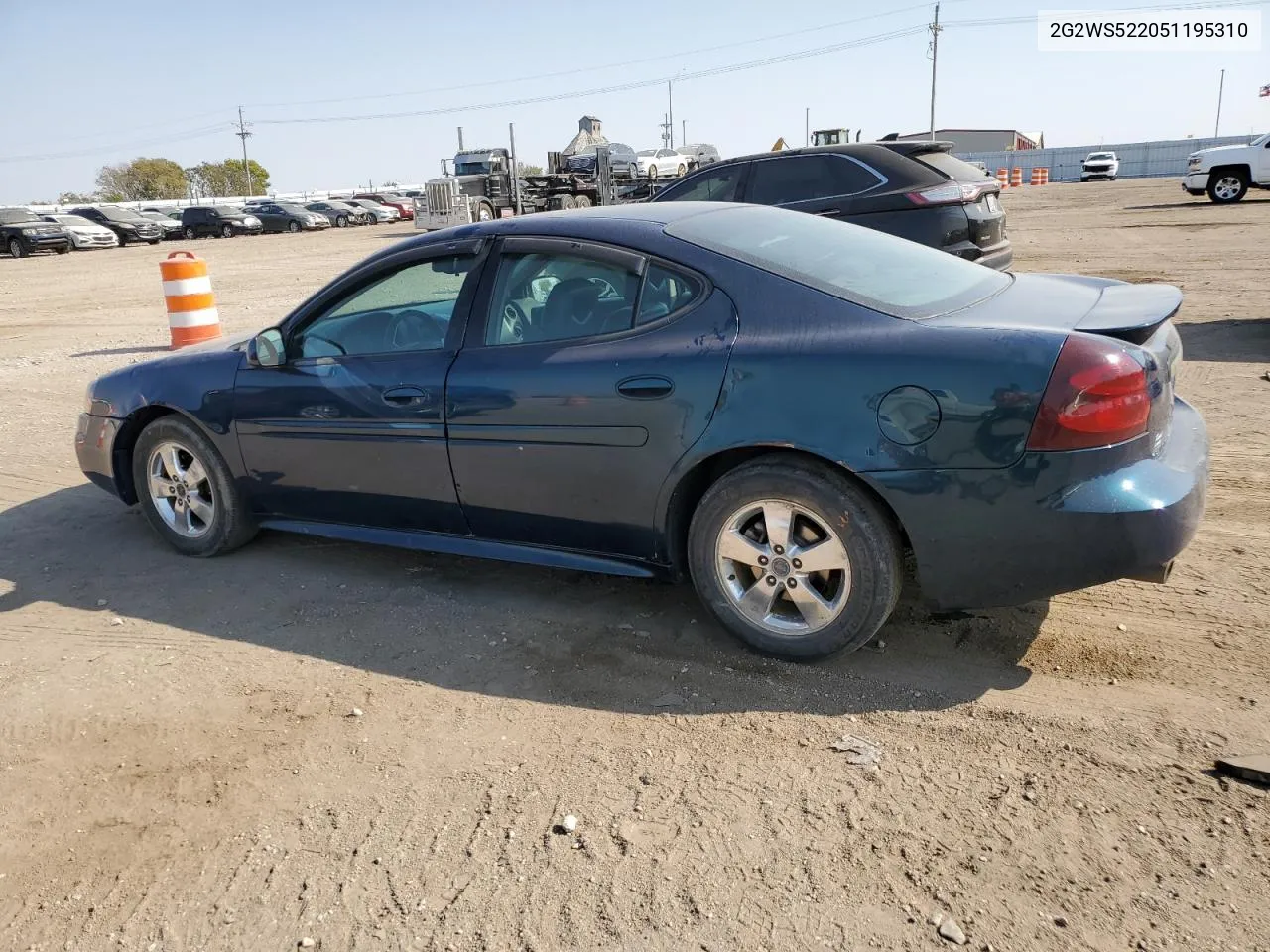 2005 Pontiac Grand Prix Gt VIN: 2G2WS522051195310 Lot: 75497254