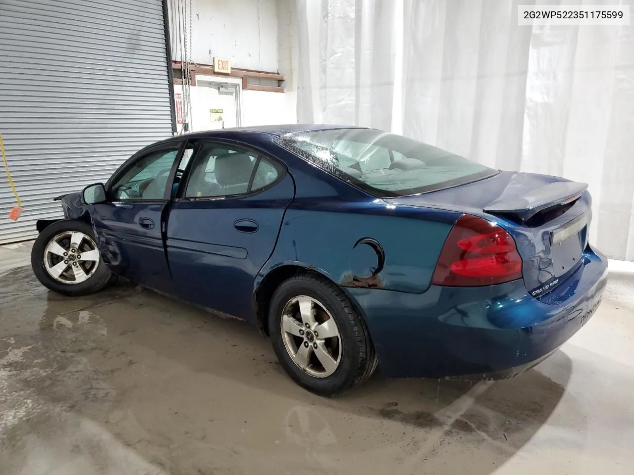 2005 Pontiac Grand Prix VIN: 2G2WP522351175599 Lot: 76309334