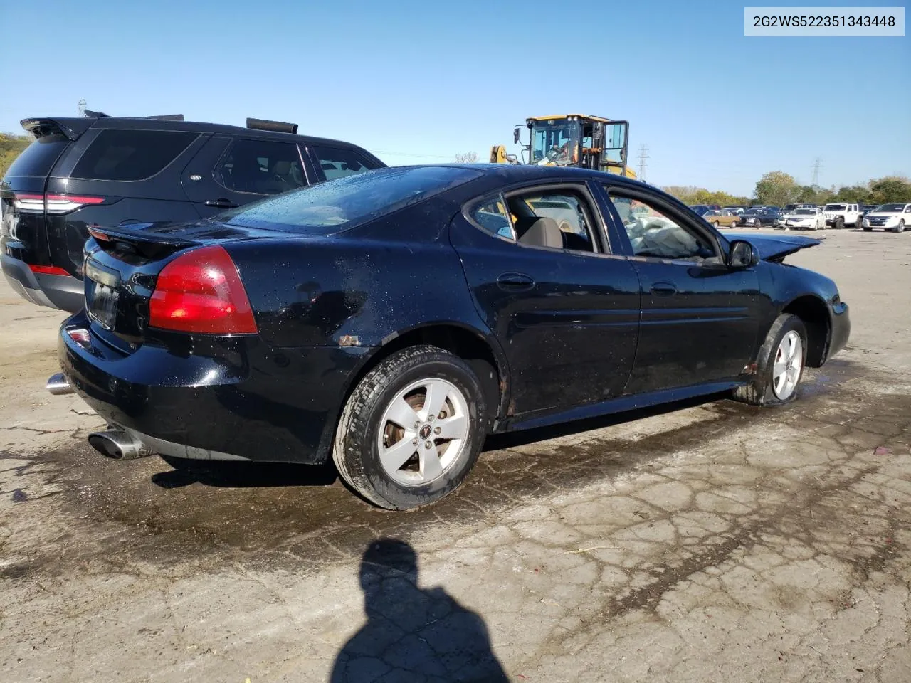 2005 Pontiac Grand Prix Gt VIN: 2G2WS522351343448 Lot: 76995844