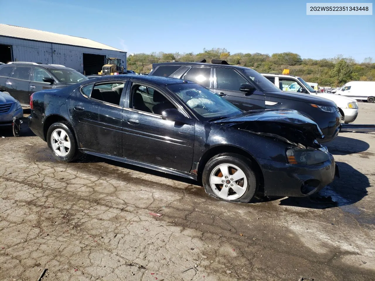 2005 Pontiac Grand Prix Gt VIN: 2G2WS522351343448 Lot: 76995844