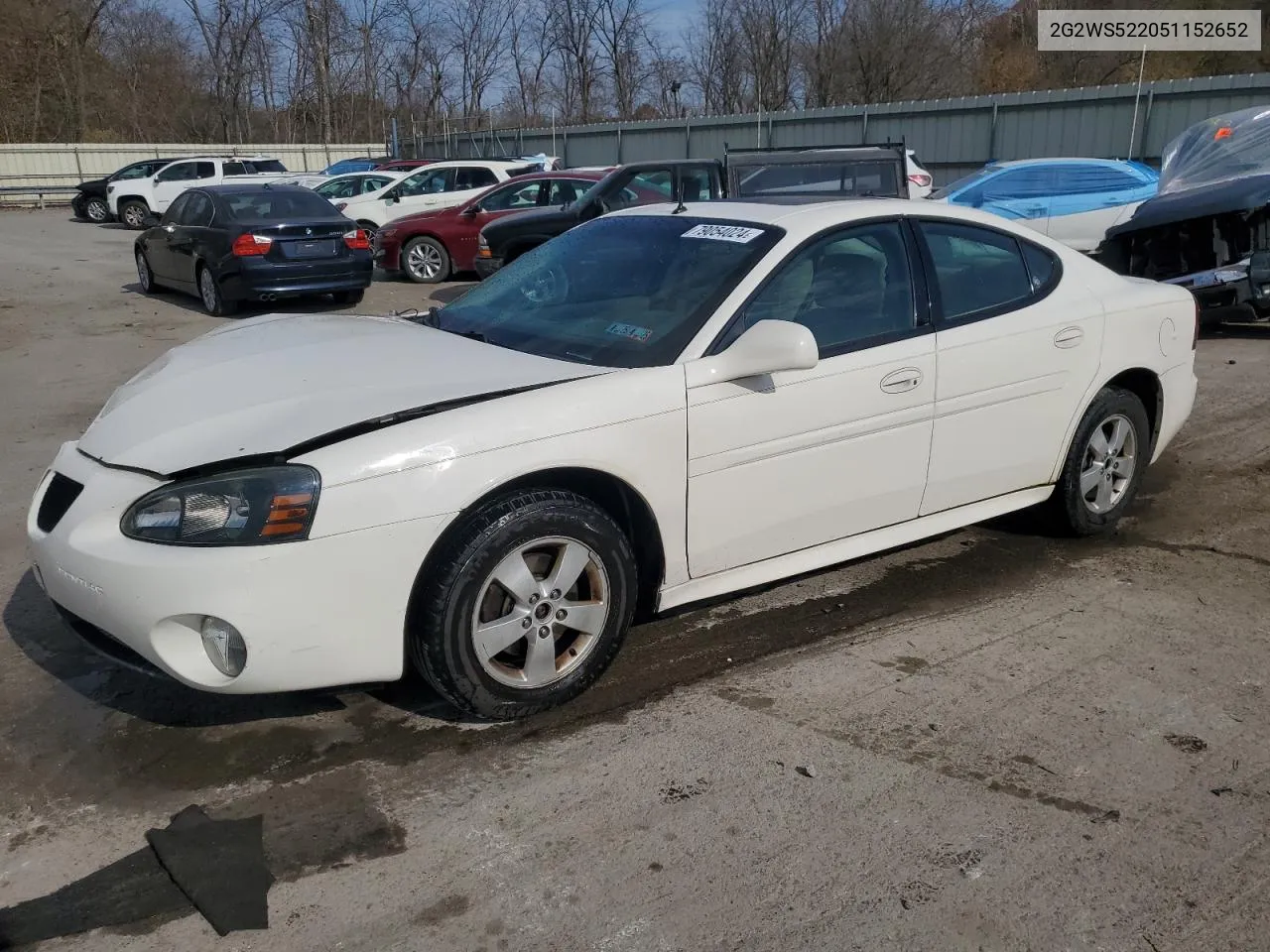 2005 Pontiac Grand Prix Gt VIN: 2G2WS522051152652 Lot: 79054024