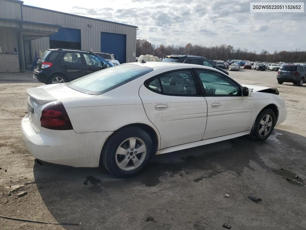 2005 Pontiac Grand Prix Gt VIN: 2G2WS522051152652 Lot: 79054024