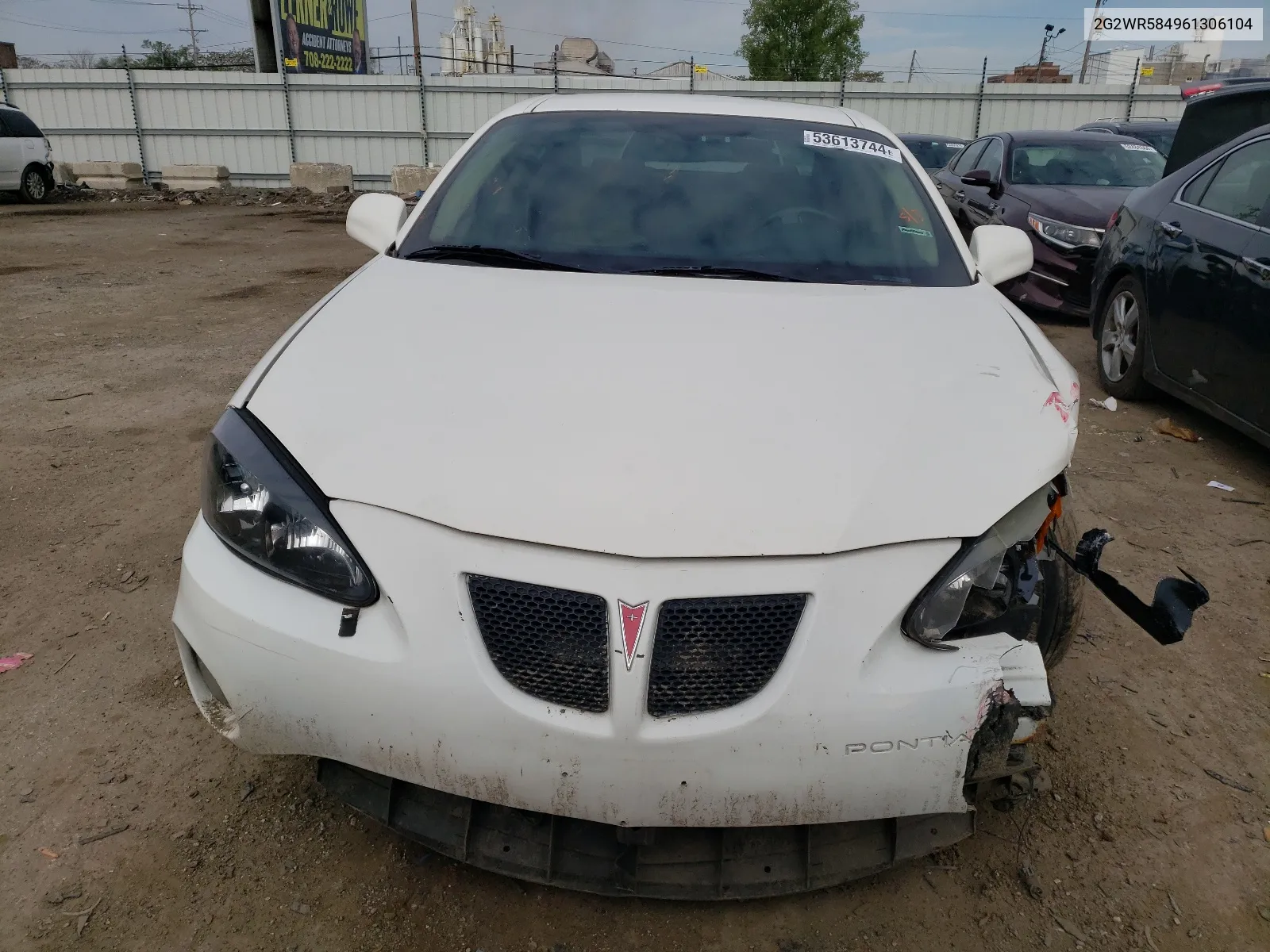 2006 Pontiac Grand Prix Gt VIN: 2G2WR584961306104 Lot: 53613744