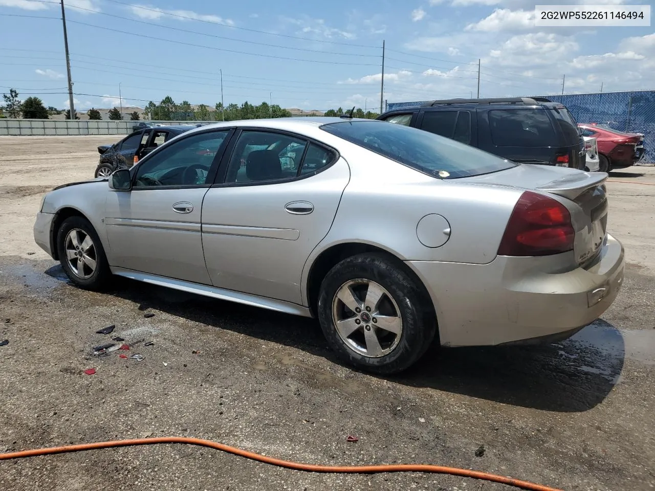 2006 Pontiac Grand Prix VIN: 2G2WP552261146494 Lot: 56473244