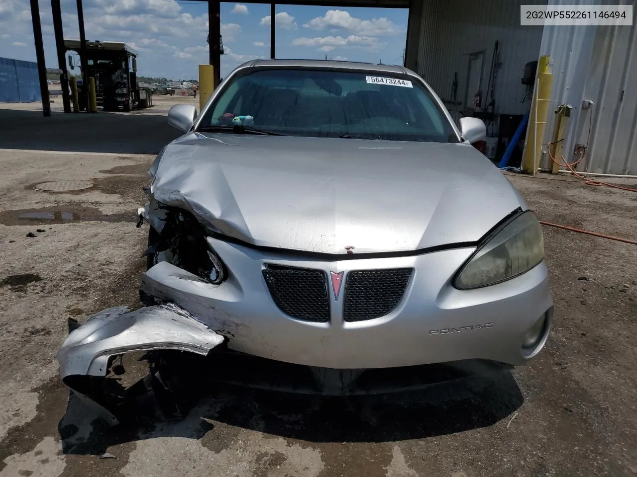 2006 Pontiac Grand Prix VIN: 2G2WP552261146494 Lot: 56473244