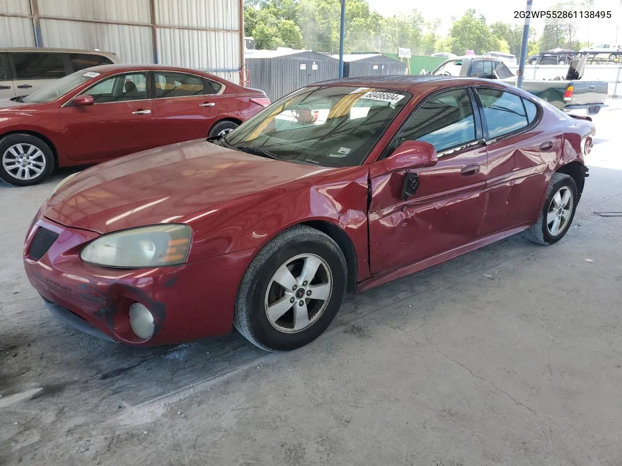 2006 Pontiac Grand Prix VIN: 2G2WP552861138495 Lot: 60486504