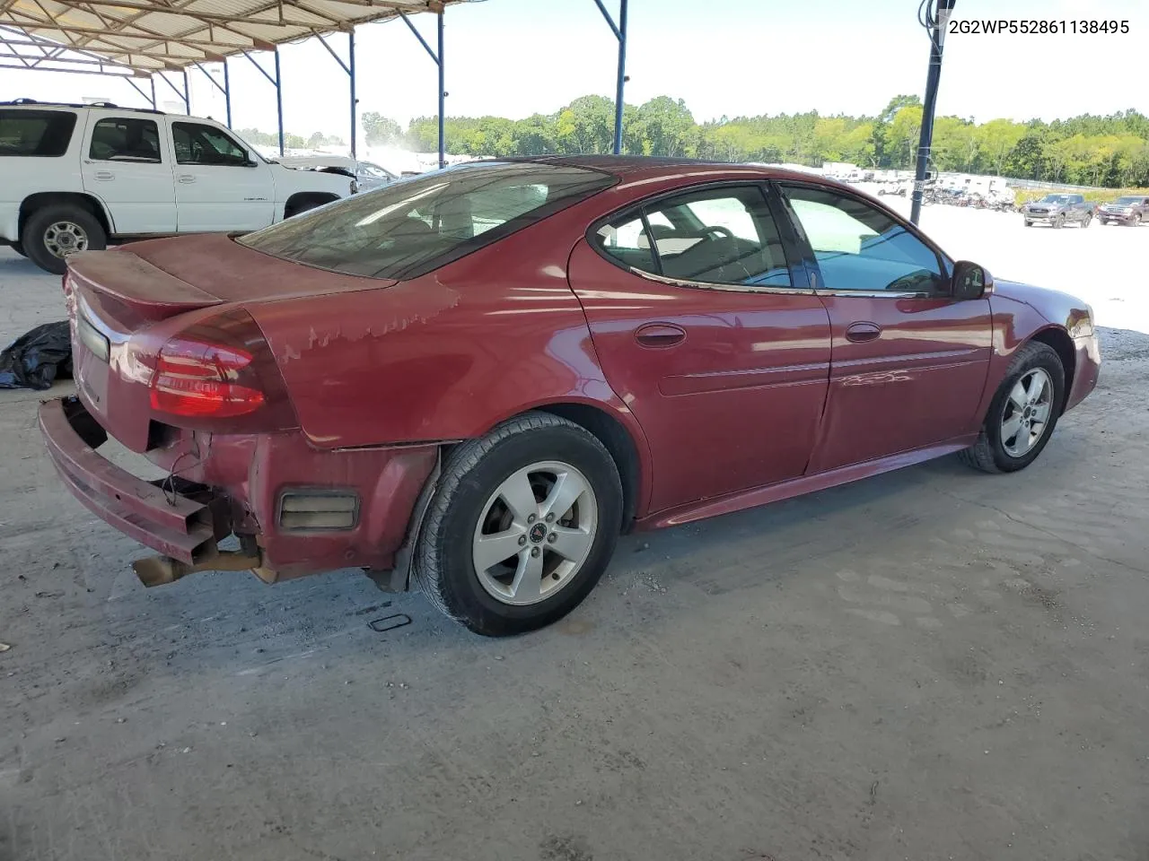 2006 Pontiac Grand Prix VIN: 2G2WP552861138495 Lot: 60486504