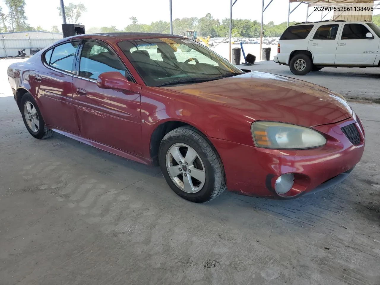 2006 Pontiac Grand Prix VIN: 2G2WP552861138495 Lot: 60486504