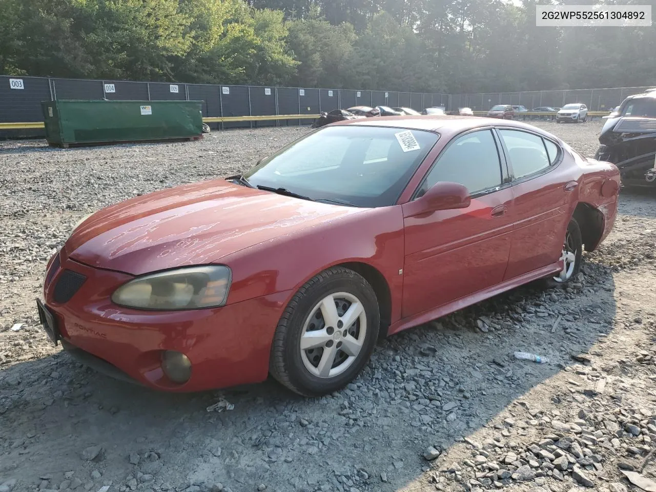 2G2WP552561304892 2006 Pontiac Grand Prix