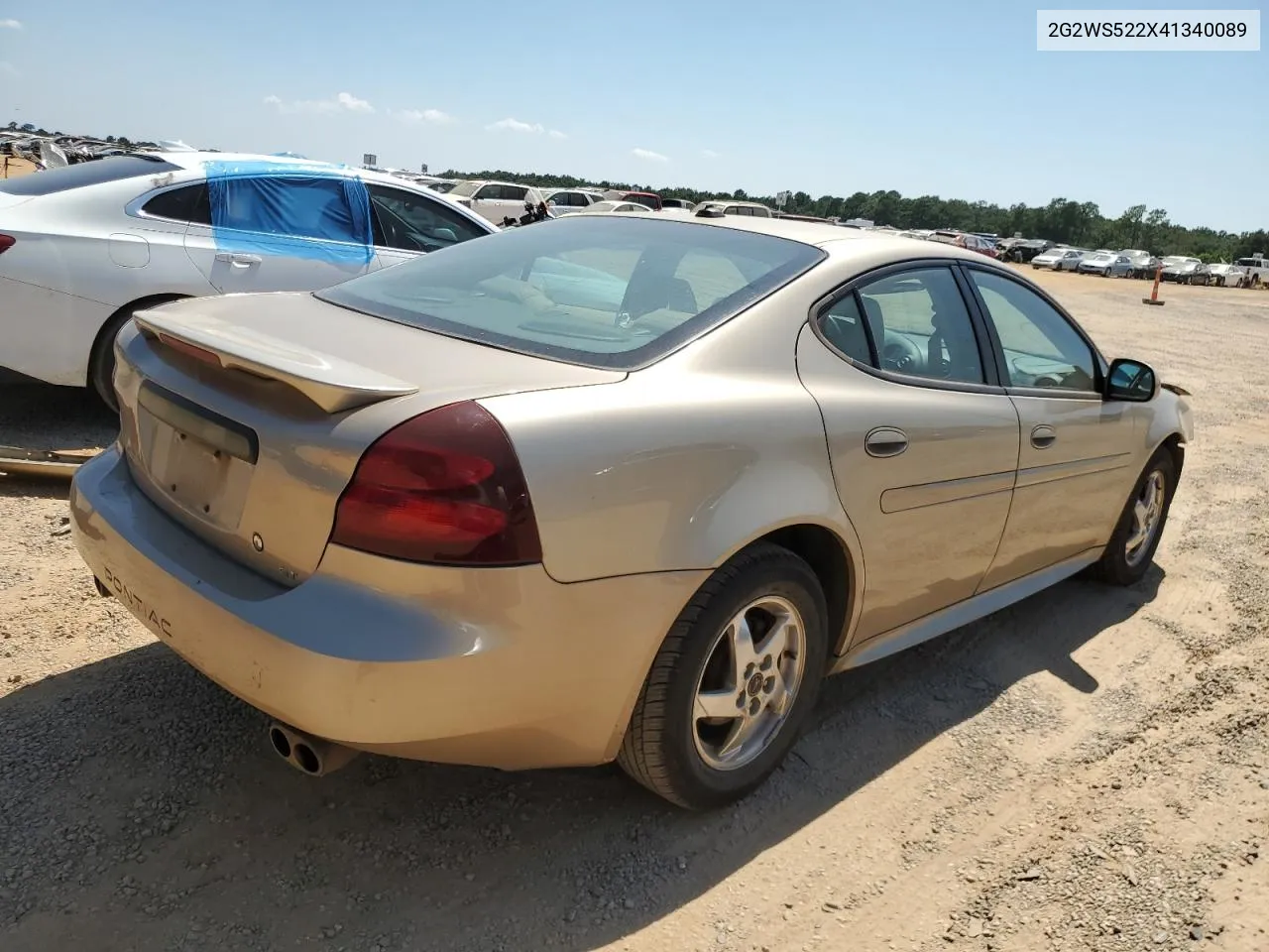 2004 Pontiac Grand Prix Gt2 VIN: 2G2WS522X41340089 Lot: 66500864