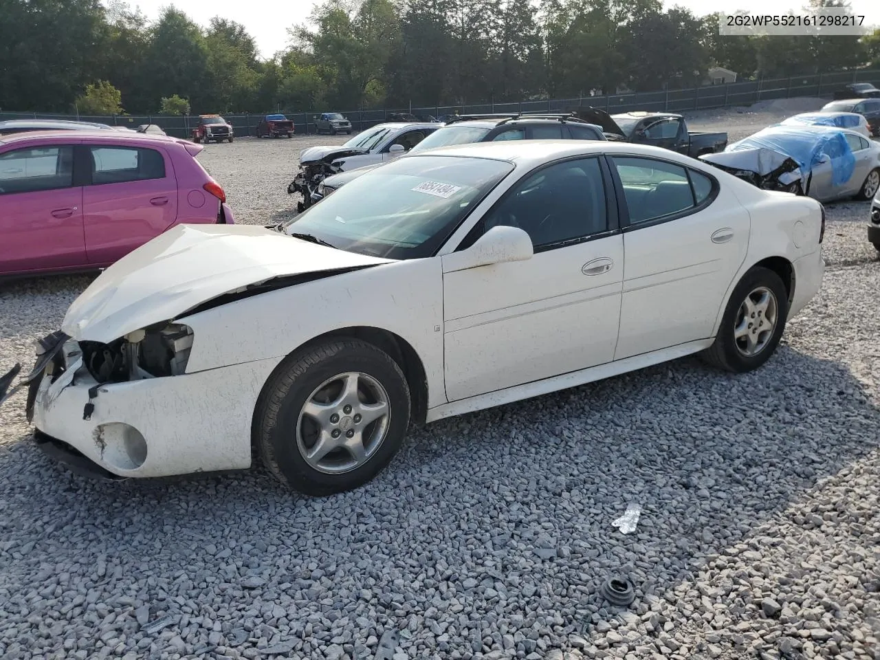 2006 Pontiac Grand Prix VIN: 2G2WP552161298217 Lot: 68541494