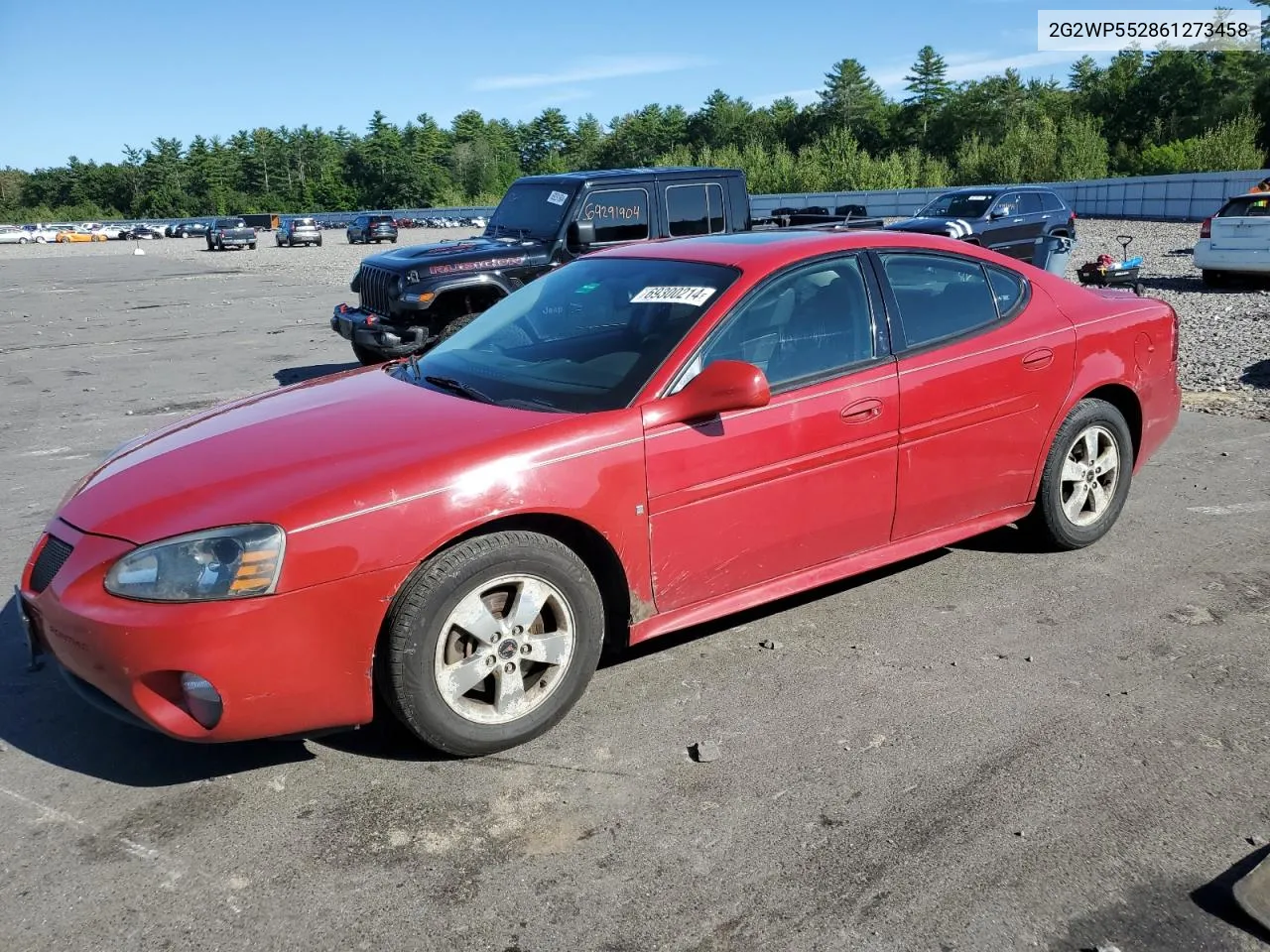 2G2WP552861273458 2006 Pontiac Grand Prix