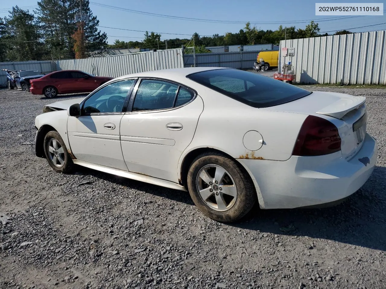 2G2WP552761110168 2006 Pontiac Grand Prix