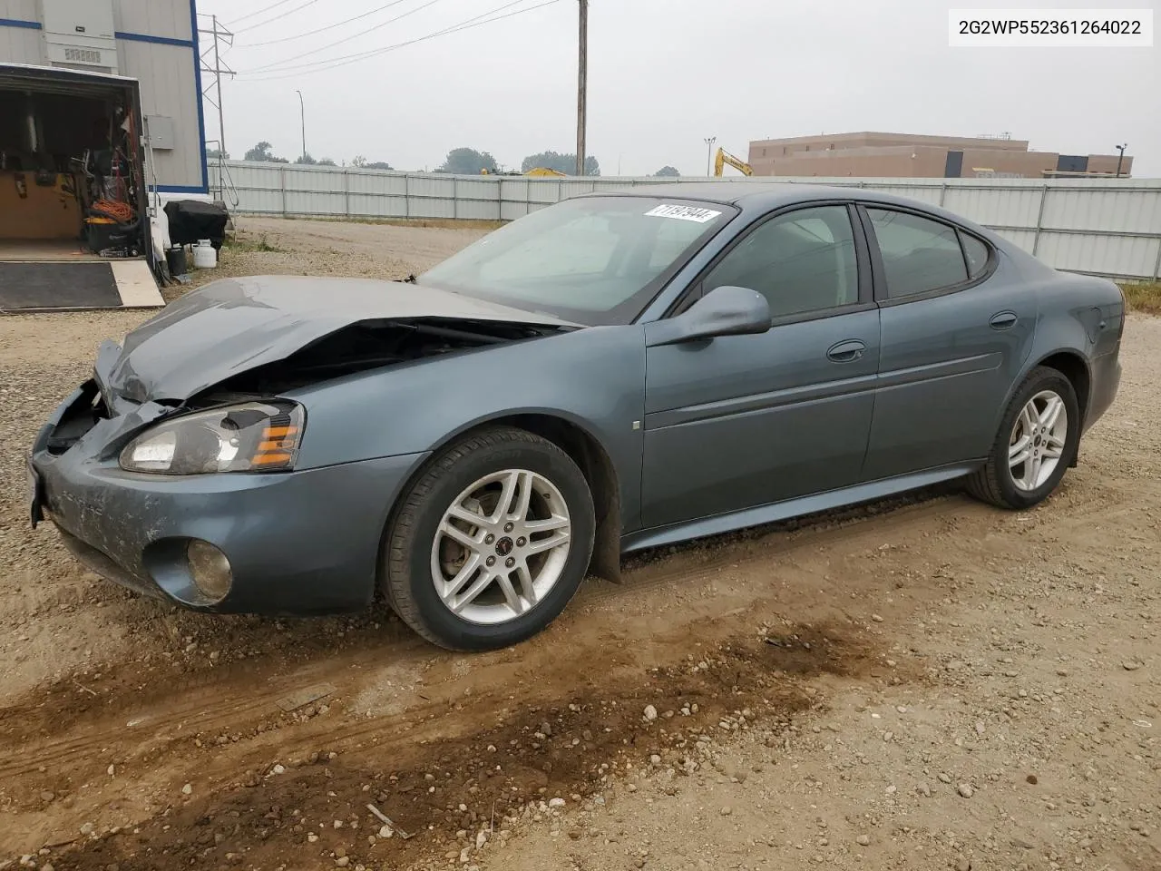 2006 Pontiac Grand Prix VIN: 2G2WP552361264022 Lot: 71197944