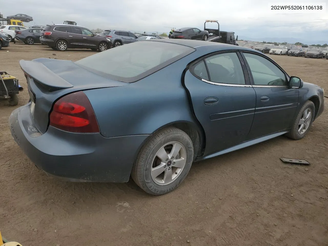 2G2WP552061106138 2006 Pontiac Grand Prix